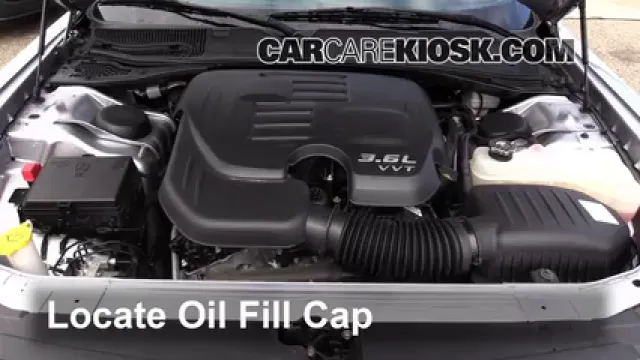 2015 Dodge Challenger SXT Plus 3.6L V6 FlexFuel Aceite Agregar aceite